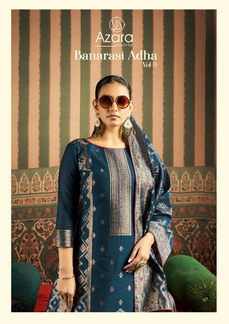 Banarashi Adah Vol 9 By Radhika Azara Cotton Bulk Dress Material Orders In India